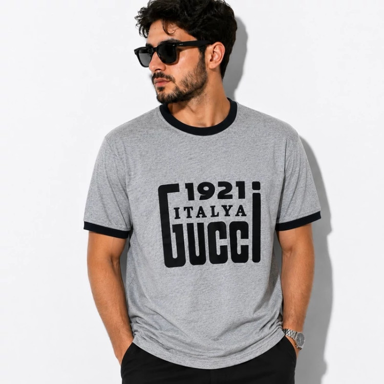تیشرت خاکستری GUCCI