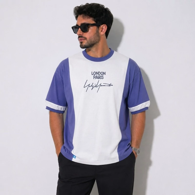 تیشرت بنفش سفید Y-3