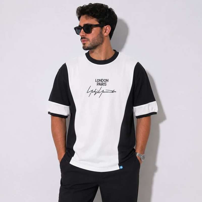 تیشرت سفید مشکی Y-3