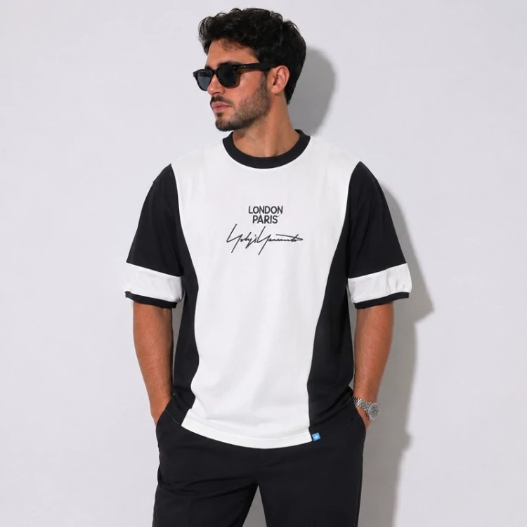 تیشرت سفید مشکی Y-3