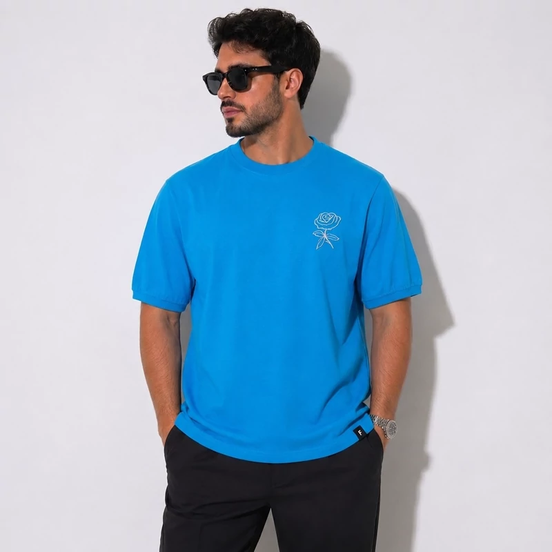 تیشرت آبی ADIDAS