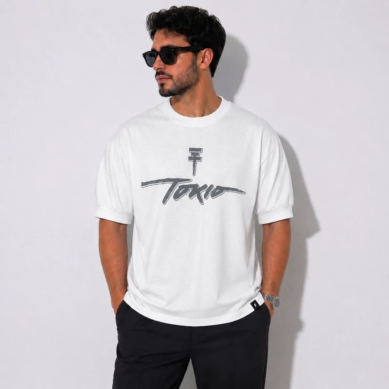 تیشرت سفید Tokio