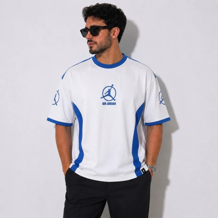 تیشرت آستین کوتاه سفید AIR JORDAN
