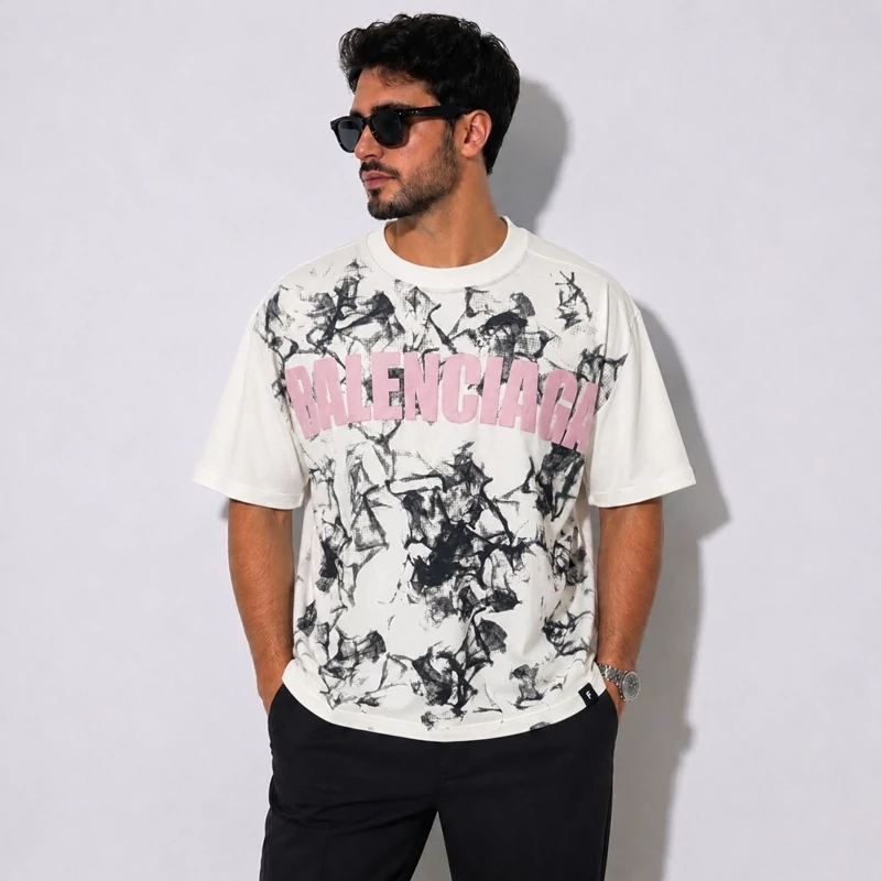 تیشرت سفید Balenciaga