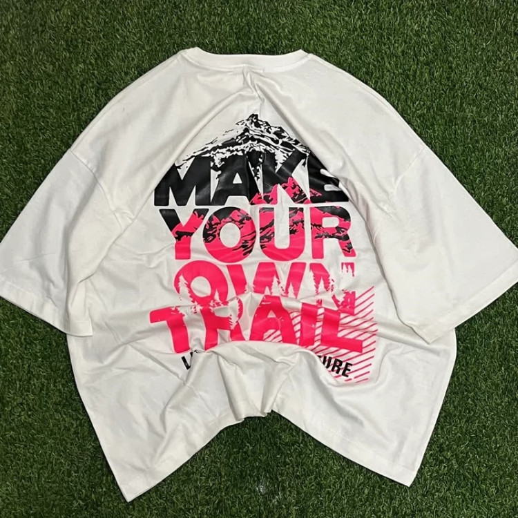 تیشرت مردانه سفید STAY WILD