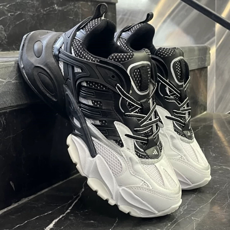 کفش کتانی مردانه آدیداس دیلاکس مشکی سفید Adidas Deluxe