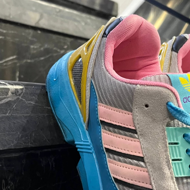 کتانی اسپرت مردانه مدل ZX Metallic Gray