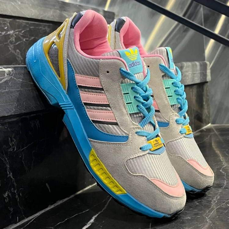 کتانی اسپرت مردانه مدل ZX Metallic Gray