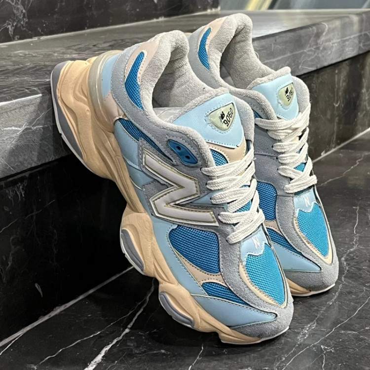 کفش کتانی مردانه نیوبالانس 9060 آبی آسمانی New Balance 9060