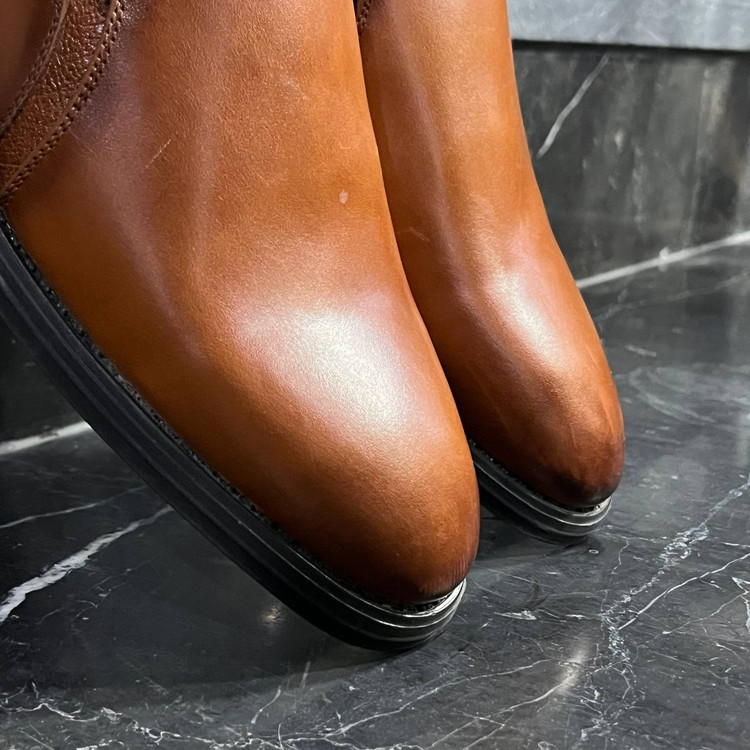 کفش رسمی مردانه چرم مدل Loafer کلاسیک قهوه ای عسلی