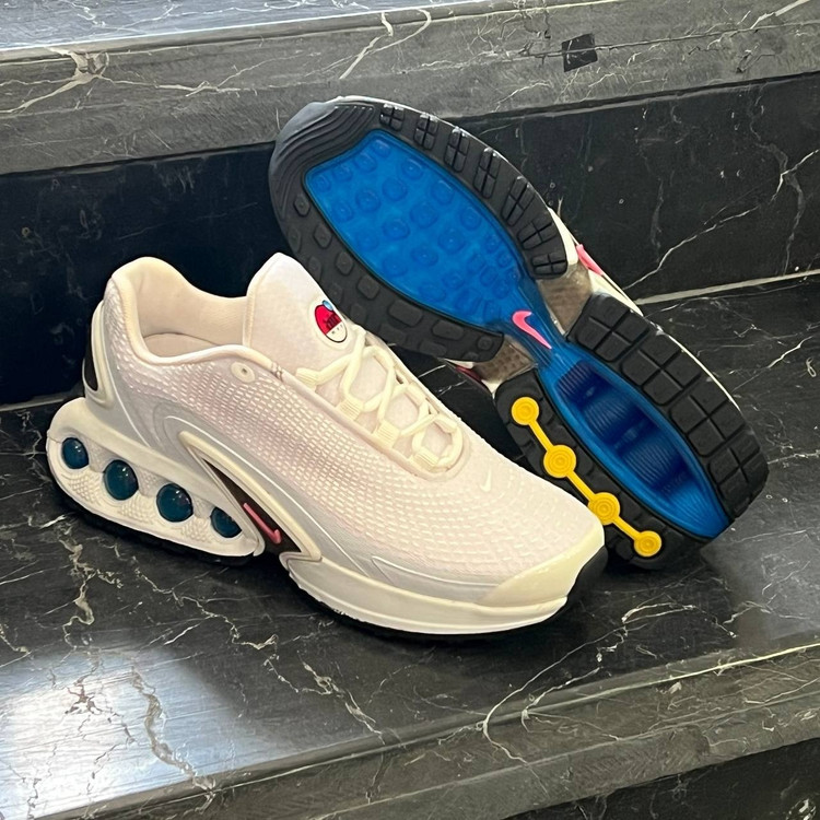 کفش کتانی مردانه نایک ایر مکس زیره کپسولی سفید تمام Nike Air Max Dn