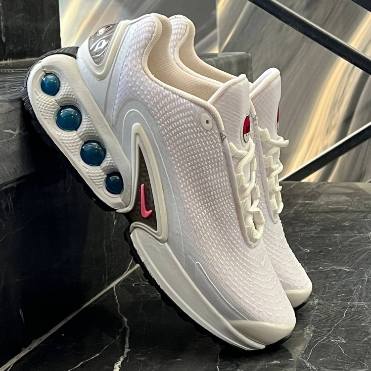 کفش کتانی مردانه نایک ایر مکس زیره کپسولی سفید تمام Nike Air Max Dn