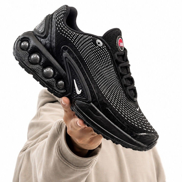 کفش کتانی مردانه نایک ایر مکس زیره کپسولی مشکی تمام Nike Air Max Dn