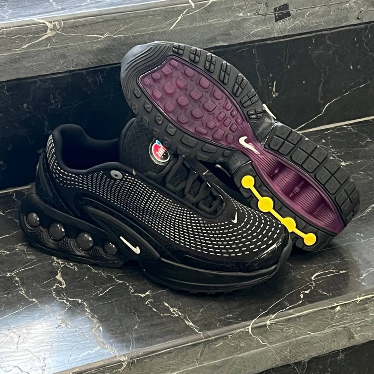 کفش کتانی مردانه نایک ایر مکس زیره کپسولی مشکی تمام Nike Air Max Dn