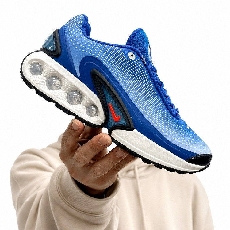 کفش کتانی مردانه نایک ایر مکس زیره کپسولی آبی سفید Nike Air Max Dn