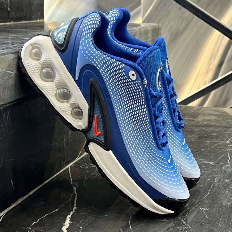 کفش کتانی مردانه نایک ایر مکس زیره کپسولی آبی سفید Nike Air Max Dn