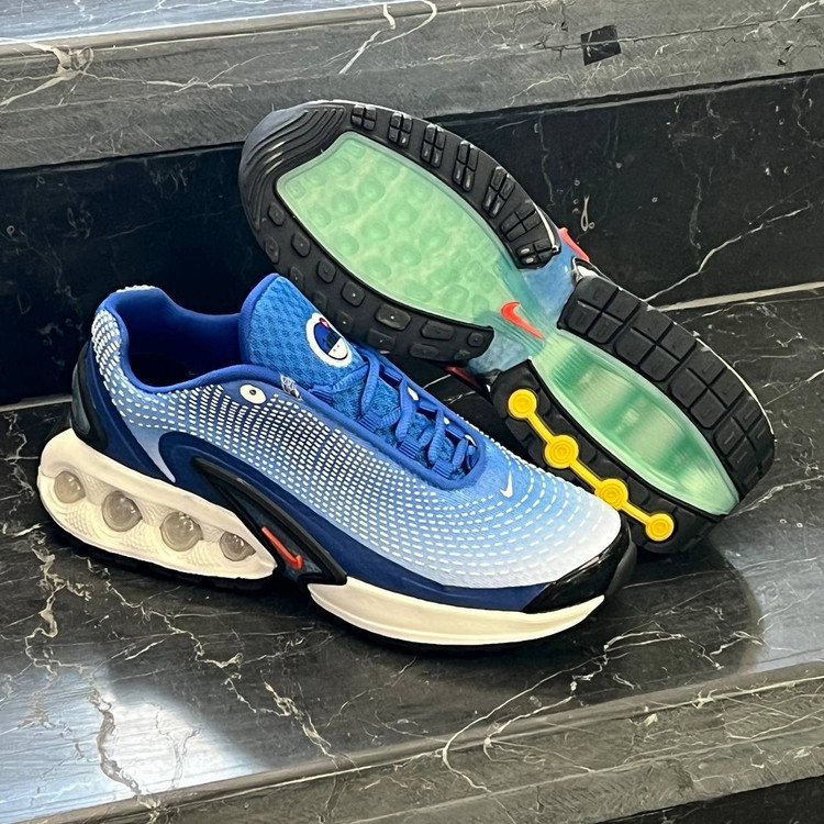 کفش کتانی مردانه نایک ایر مکس زیره کپسولی آبی سفید Nike Air Max Dn