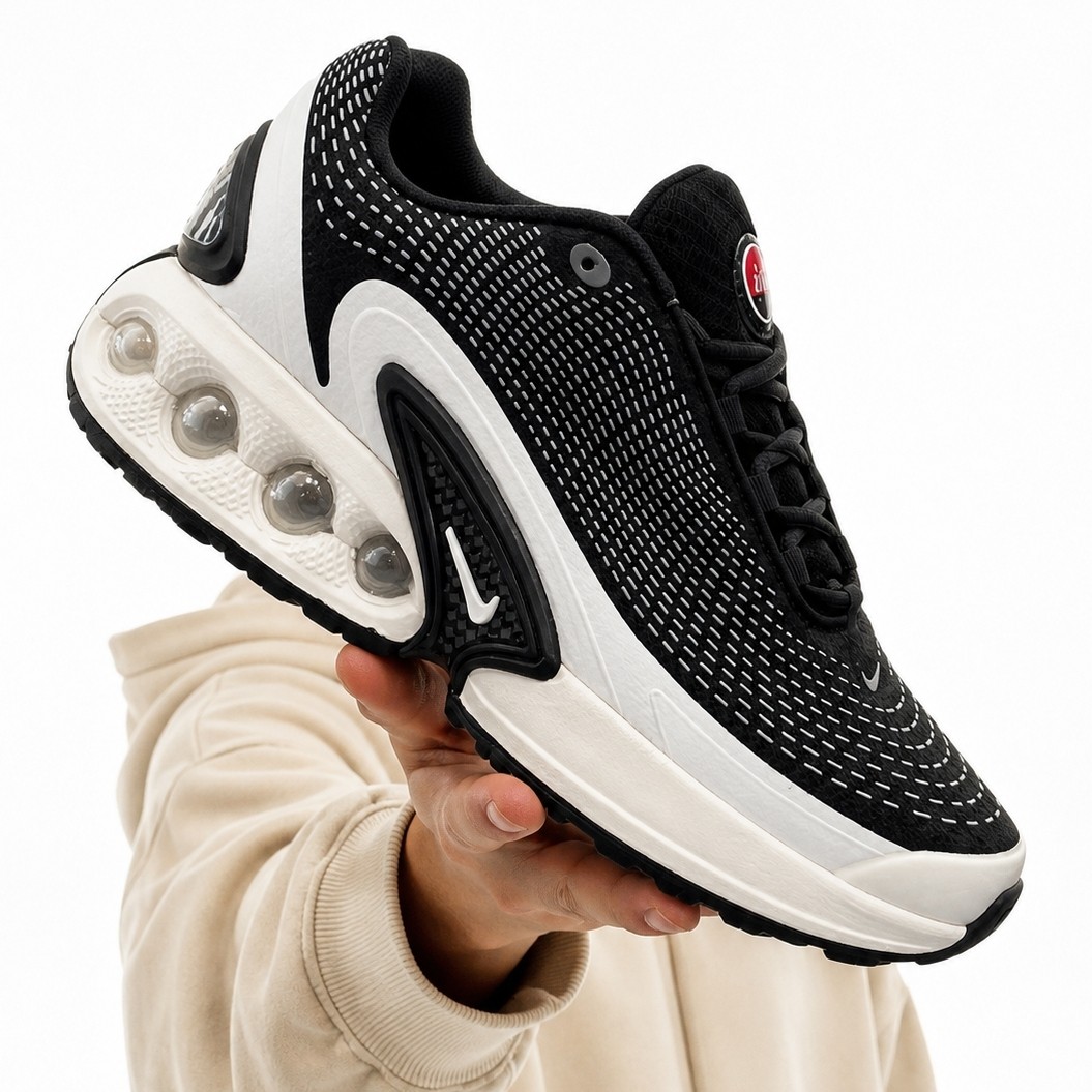 کفش کتانی نایک ایرمکس زیره کپسولی مشکی سفید Nike Air Max Dn