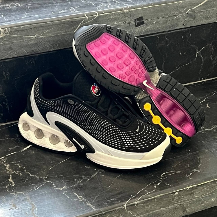 کفش کتانی نایک ایرمکس زیره کپسولی مشکی سفید Nike Air Max Dn