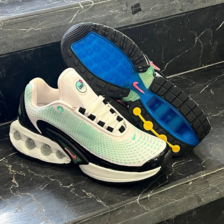 کفش کتانی مردانه نایک ایر مکس زیره کپسولی سبز سفید Nike Air Max Dn