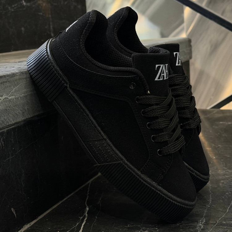 کفش کتانی مردانه ونس زارا مشکی تمام Vans