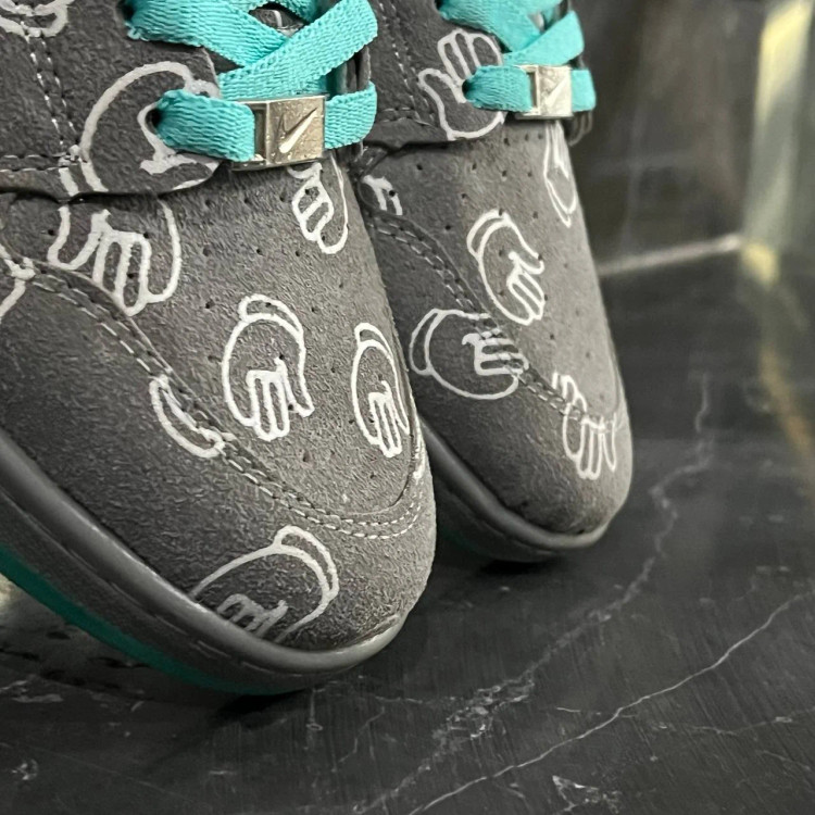 کفش کتانی مردانه نایک کاز طوسی حراجی Nike Kowz
