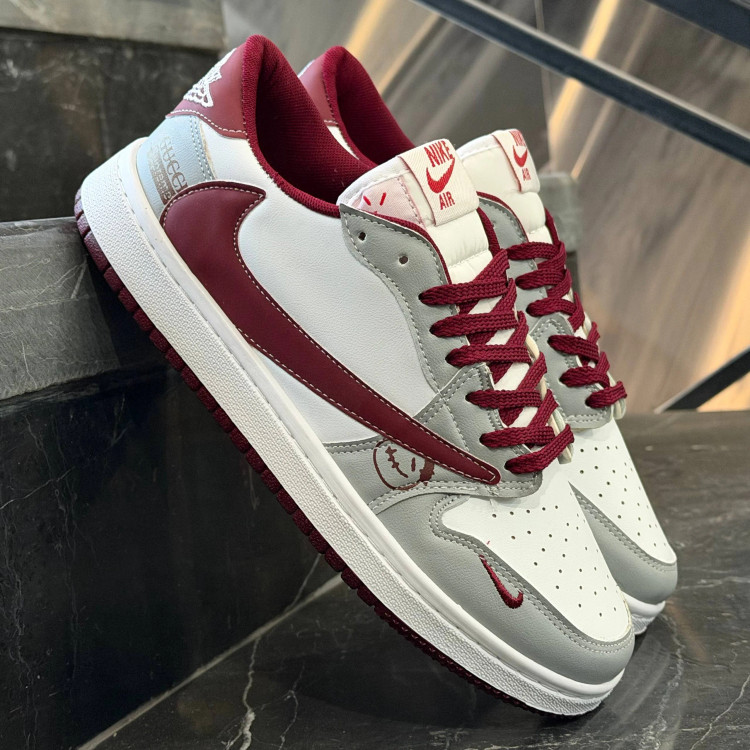 کتانی مردانه نایک ترویس طوسی چری Nike Travis
