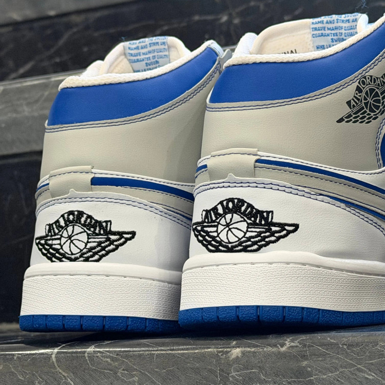 کفش کتانی زنانه جردن 1 ساقدار بلو فانتوم Jordan 1 High Phantom Blue
